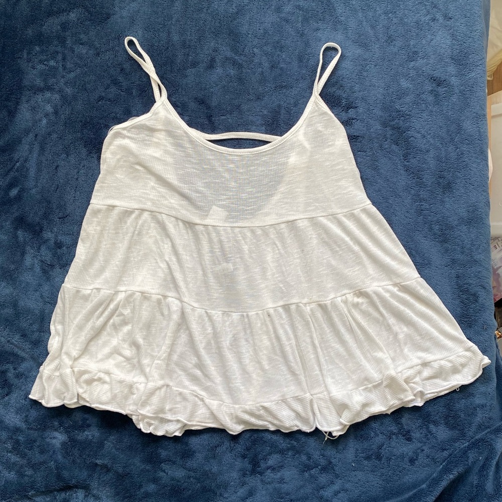Flowy White Tank Top